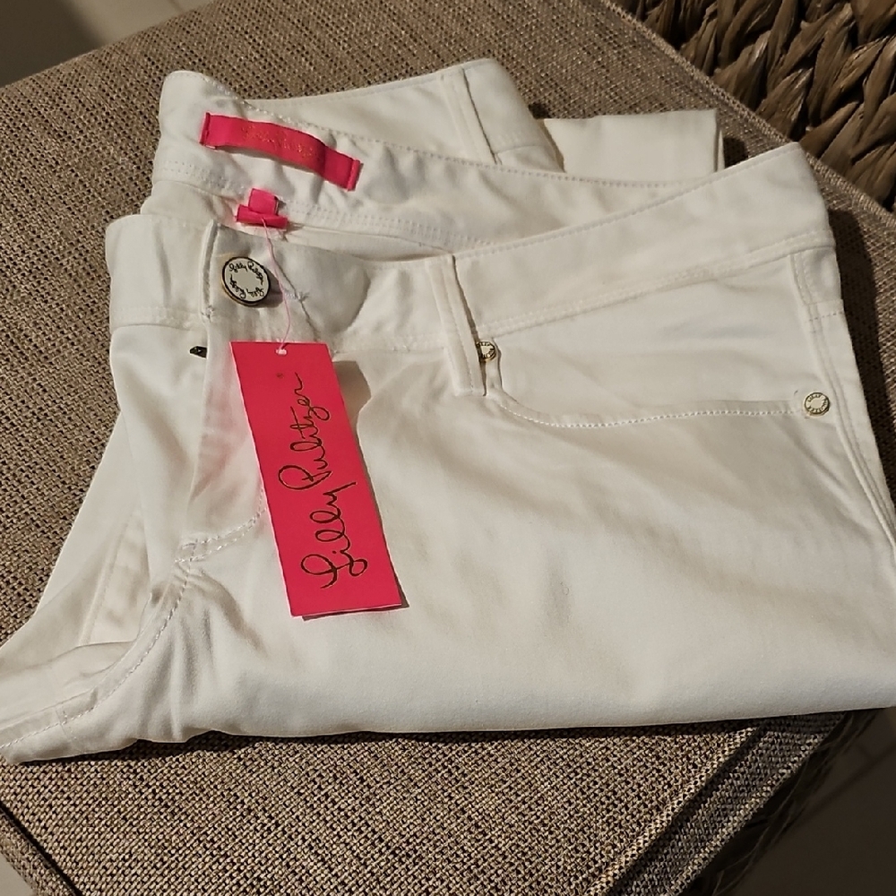 Lilly Pulitzer Women's White Skinny Jeans